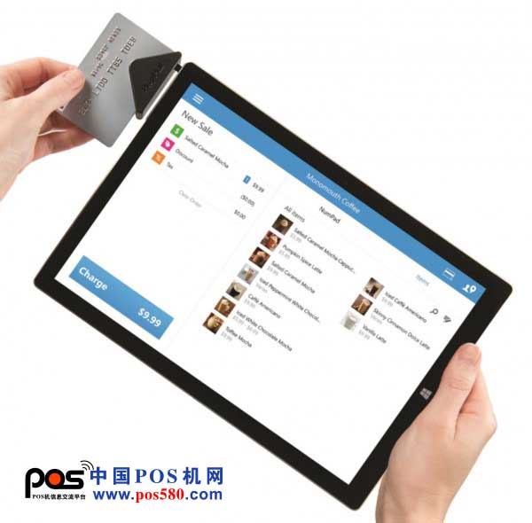 POS终端？美国开售Surface Pro 3刷卡器 中国POS机网